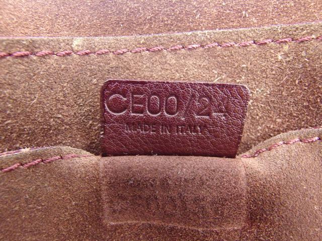 【GWタイムセール】セリーヌ CELINE ハンドバッグブギーバッグ ボルドー ゴールド レディース 中古_10