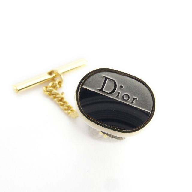 ディオール カフス カフリンクス メンズ スクエアフォルム スウィヴル式 ロゴ ゴールド ブラック 中古 ディオール Dior カフス スクエアフォルム ゴールド メンズ 中古 楽天