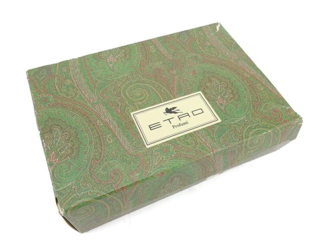 【30％OFF★週末タイムSALE】エトロ ETRO バレッタペイズリー リボン ベージュ ブラウン系 レディース 中古_6