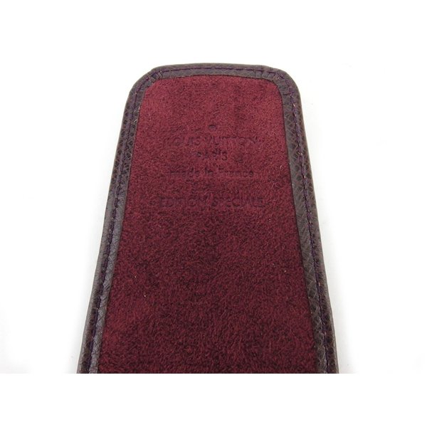 ルイ・ヴィトン LOUIS VUITTON ペンケースタイガ ボルドー レディース 中古