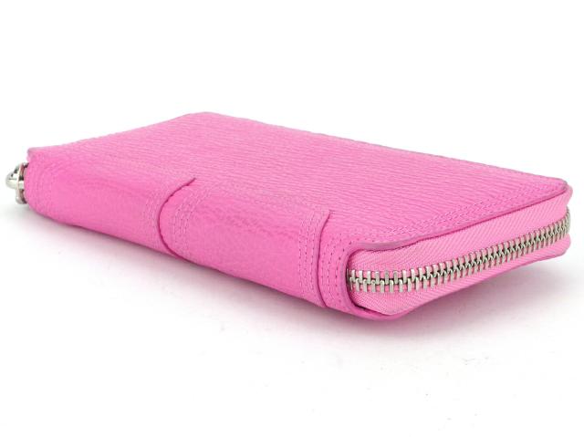 【ウィンターSALE★30%OFF】3.1フィリップリム 3.1 Phillip Lim 長財布ZIP ピンク シルバー レディース 中古