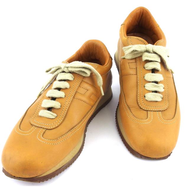 Hermès スニーカー ブラウン/ベージュ