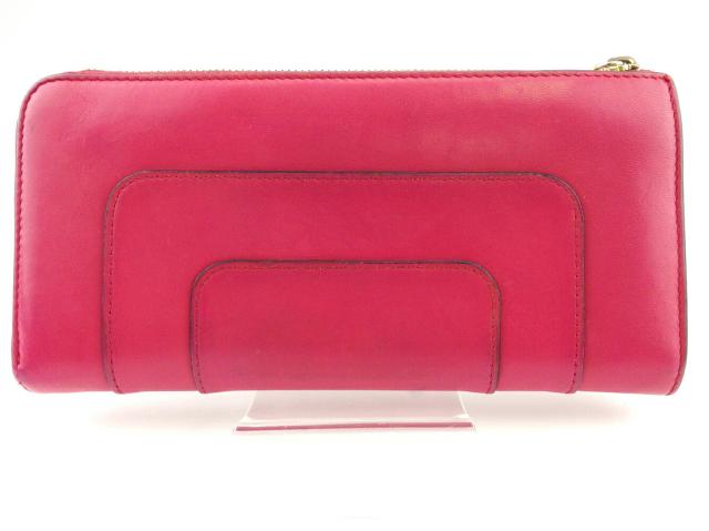 長財布 BVLGARI 長財布 ピンク×ブラック BVLGARI ブルガリブルガリL字