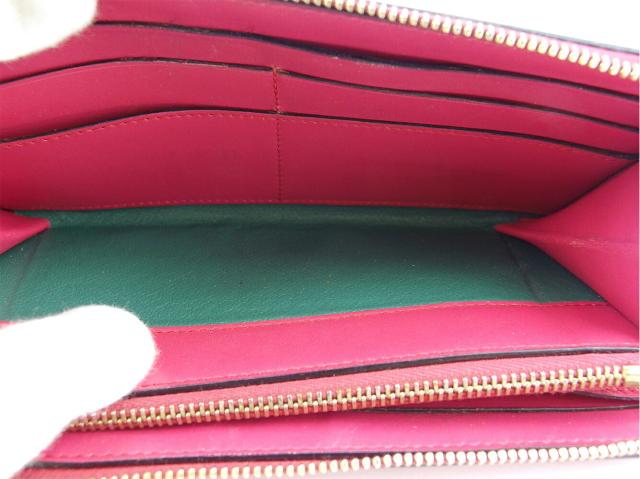 ブルガリ BVLGARI 長財布セルペンティ ピンク ゴールド系 レディース