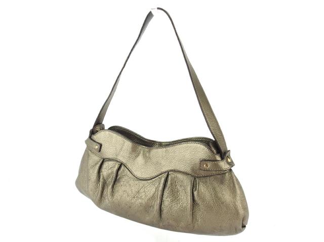 サルヴァトーレフェラガモ ショルダーバッグ ガンチーニ ゴールド金具