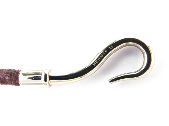 エルメス HERMES ブレスレット ジャンボブレス ブラウン シルバー レディース 中古_7