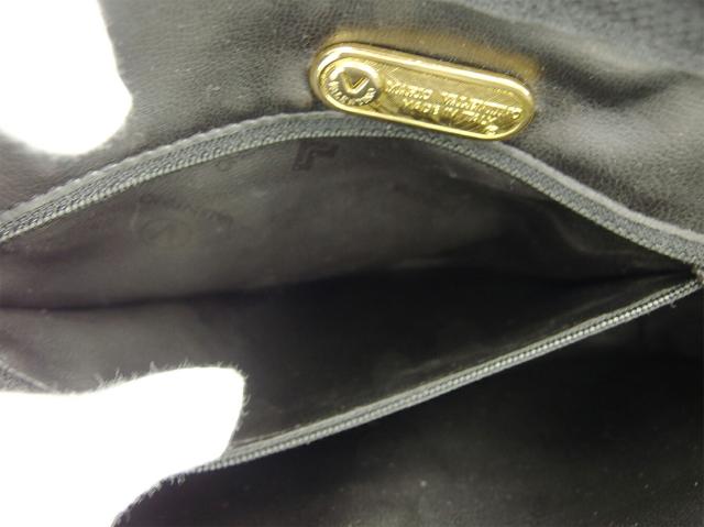 【30％OFF★土日ひと休み大売り出し】マリオ・ヴァレンティノ MARIO VALENTINO クラッチペダル御徒面子V見澄ます 黒いこと ゴールド レディース 中古
