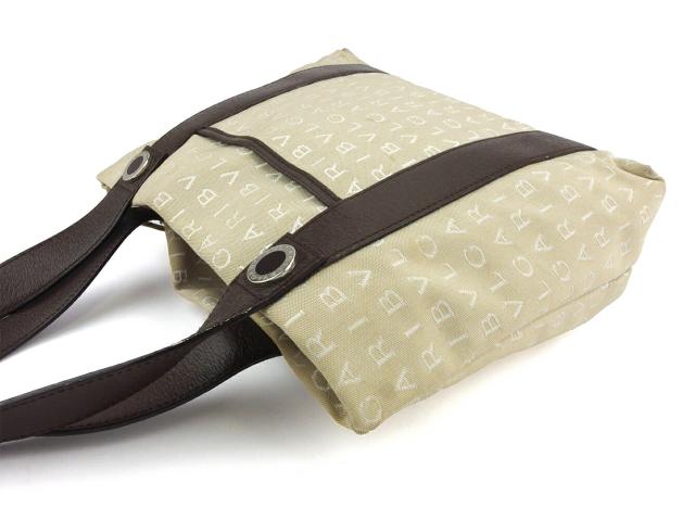 ブルガリ BVLGARI トートバッグロゴマニア コローレ 内側ポーチ付き