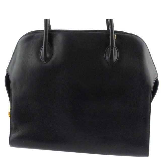 【BIGお買い物ラリー★30%OFFセール中】サルヴァトーレフェラガモ Salvatore Ferragamo ハンドバッグガンチーニ ブラック ゴールド レディース 中古