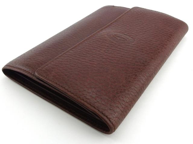 X'masセール☆30%OFF】カルティエ CARTIER 三つ折り財布マストライン