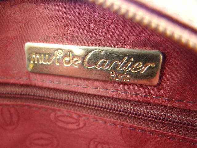 【GWタイムセール】カルティエ CARTIER ショルダーバッグマストライン ボルドー ゴールド レディース 中古_8