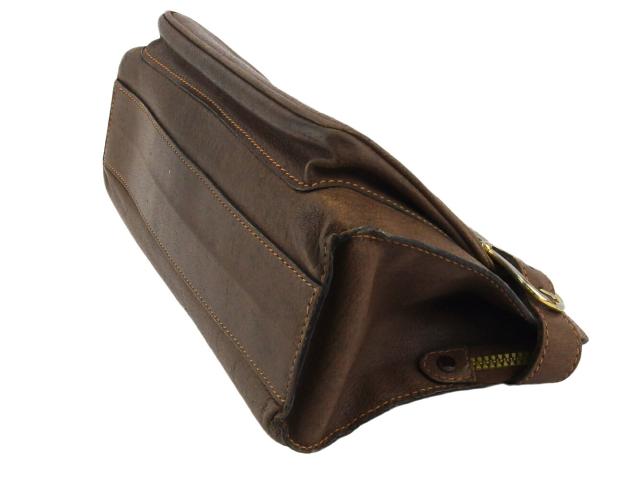 【GWタイムセール】グッチ GUCCI クラッチバッグダブルG オールドグッチ ブラウン シルバー ゴールド レディース 中古_3