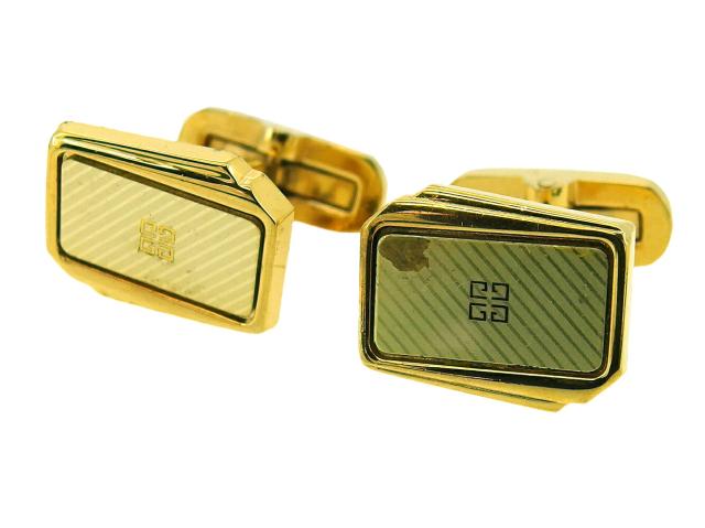 【BIGお買い物ラリー★30%OFFセール中】ジバンシィ GIVENCHY カフス2アイテムセット 4Gロゴマーク ゴールド レディース 中古 ジバンシィ GIVENCHY カフス2アイテムセット 4Gロゴマーク ゴールド