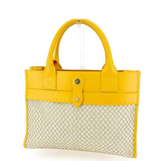 【X'masセール★30%OFF】ハンティングワールド HUNTING WORLD トートバッグサファリトゥデイ イエロー ベージュ ゴールド レディース 中古