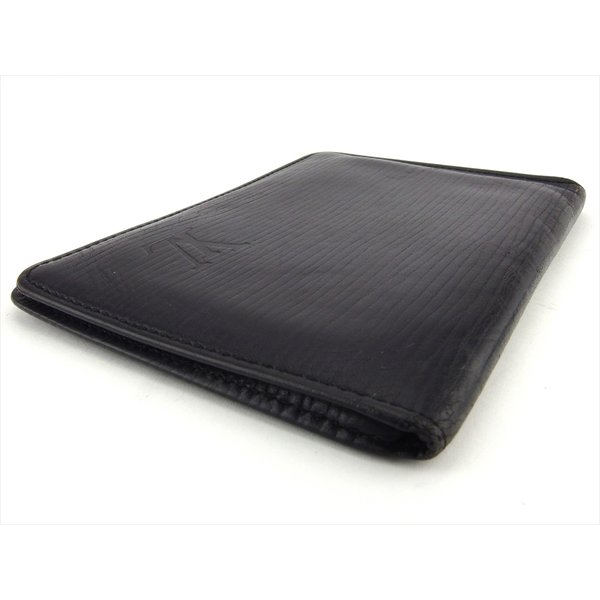 ルイヴィトン LV ポルト 2 ヴェルティカル パスケース エピ 黒