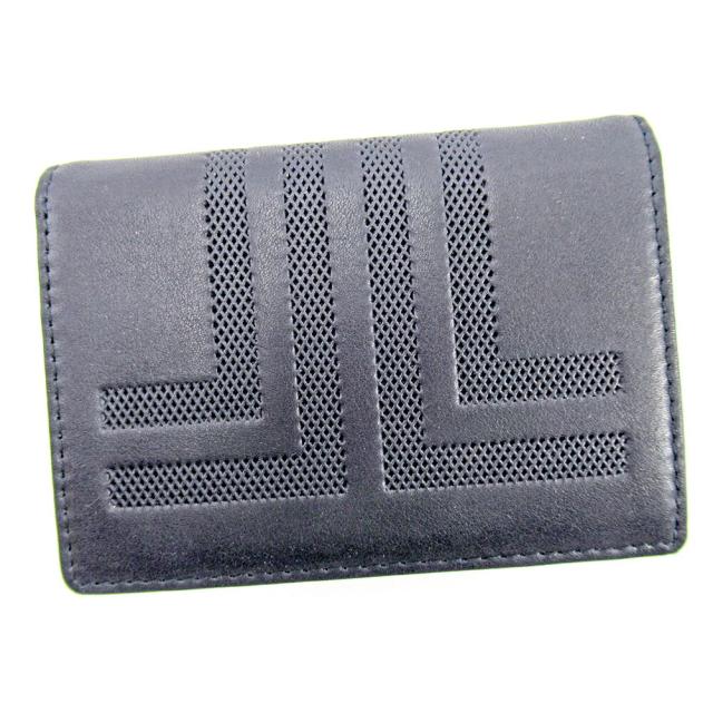 【BIGお買い物ラリー★30%OFFセール中】ランバン LANVIN カードケース ネイビー レディース 中古
