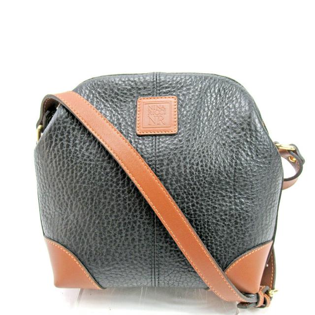 【BIGお買い物ラリー★30%OFFセール中】ニナリッチ NINA RICCI ショルダーバッグ ブラック　ブラウン レディース 中古