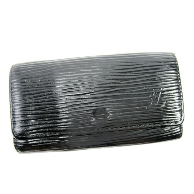 【BIGお買い物ラリー★30%OFFセール中】ルイ・ヴィトン LOUIS VUITTON キーケースエピ /ミュルティクレ4 ブラック レディース 中古