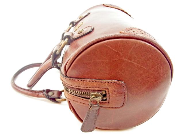アナスイ ANNA SUI ハンドバッグバタフライモチーフ ブラウン レディース 中古_4
