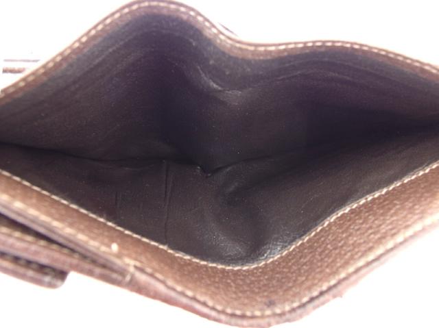 グッチ GUCCI 二つ折り財布GGキャンバス アビー ベージュ ブラウン ゴールド レディース 中古_5