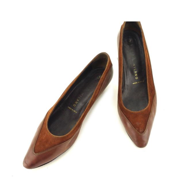 PRADA ブラウン ヒール靴 ポインテッドトゥ PRADA ブラウン ヒール靴 ポインテッドトゥ PRADA ブラウン ヒール靴