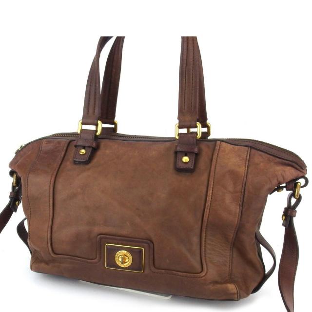 【BIGお買い物ラリー★30%OFFセール中】マークバイマークジェイコブス MARC BY MARC JACOBS ショルダーバッグ ブラウン レディース 中古