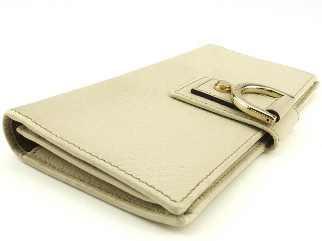 【30％OFF★週末タイムSALE】グッチ GUCCI 長財布アビー ホワイト 白 ベージュ ゴールド レディース 中古_2