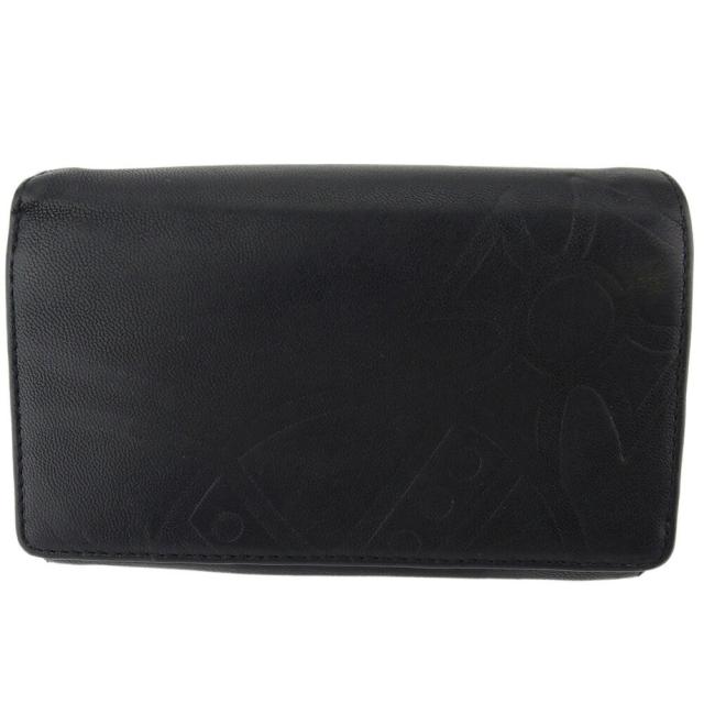 【BIGお買い物ラリー★30%OFFセール中】ヴィヴィアンウエストウッド Vivienne Westwood 長財布オーブ ブラック レディース 中古