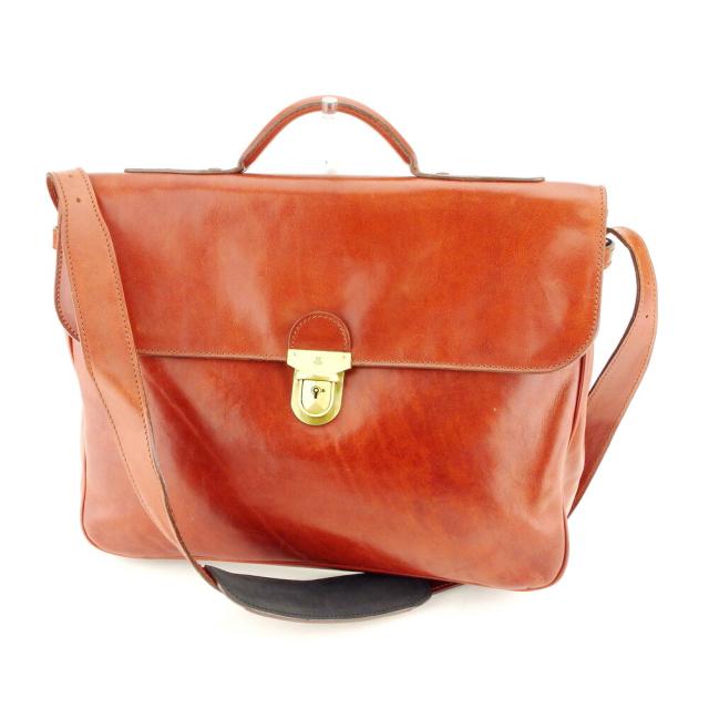 【BIGお買い物ラリー★30%OFFセール中】ピエール PierreCardin ビジネスバッグ ブラウン レディース 中古