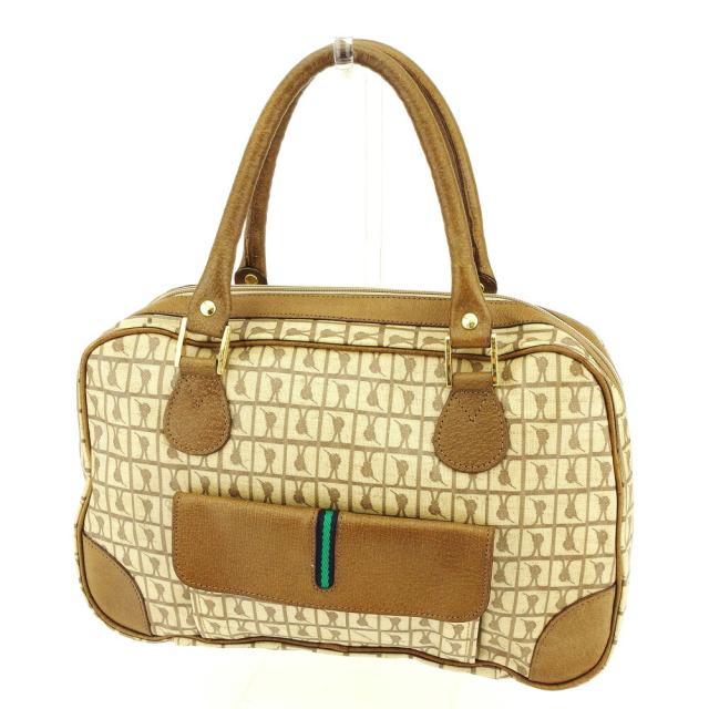 【BIGお買い物ラリー★30%OFFセール中】ハンドバッグ ベージュ レディース 中古