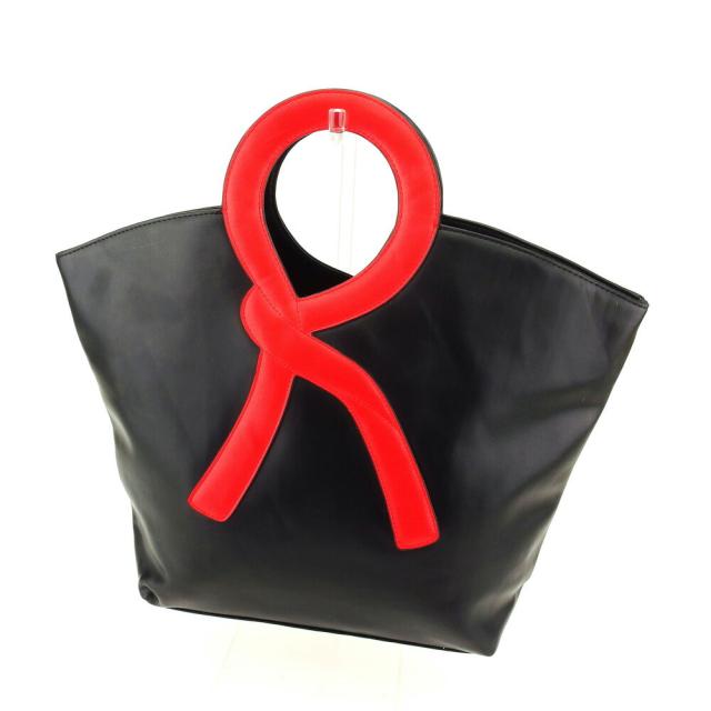 【BIGお買い物ラリー★30%OFFセール中】ロベルタ・ディ・カメリーノ Roberta di Camerino ハンドバッグ ブラック レッド レディース 中古