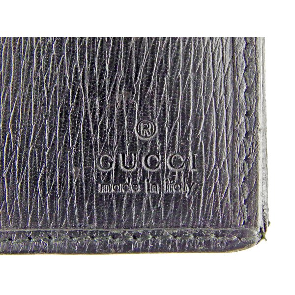 グッチ GUCCI 長財布ダブルG ブラック シルバー レディース 中古_8