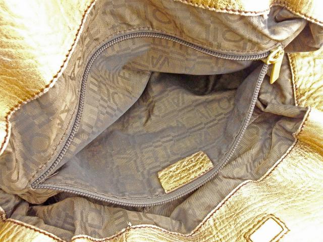 【GWタイムセール】サルヴァトーレフェラガモ Salvatore Ferragamo トートバッグガンチーニ ゴールド レディース 中古_6