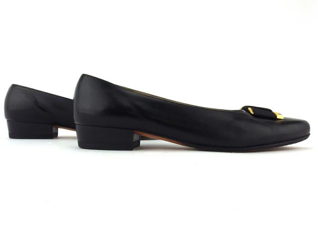 【30％OFF★週末タイムセール】サルヴァトーレフェラガモ Salvatore Ferragamo パンプス ブラック レディース 中古