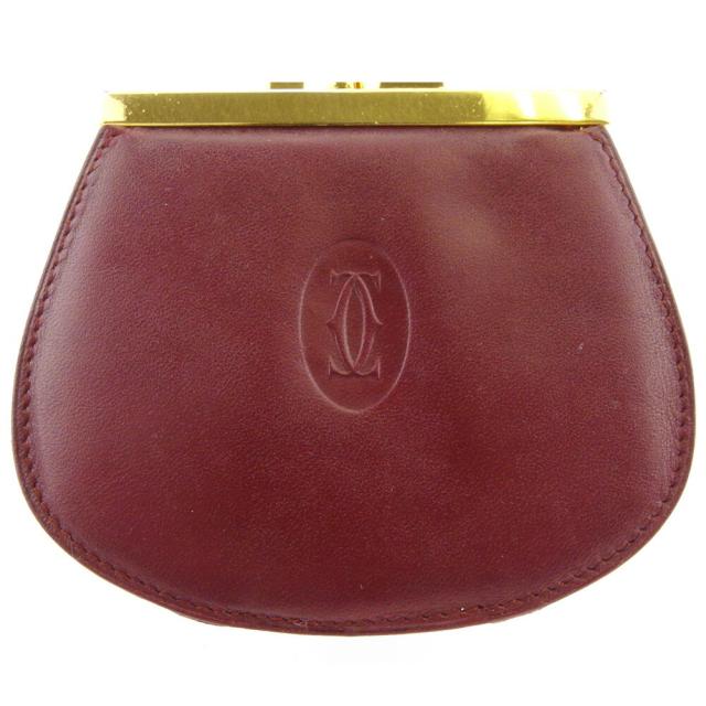 【BIGお買い物ラリー★30%OFFセール中】カルティエ CARTIER ケースマストライン ボルドー ゴールド レディース 中古