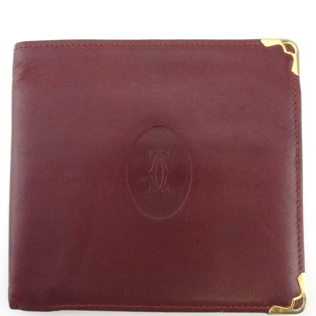 カルチェ紙幣入れ 未使用Cartier 折り財布 紙幣入れ 707-1 未使用
