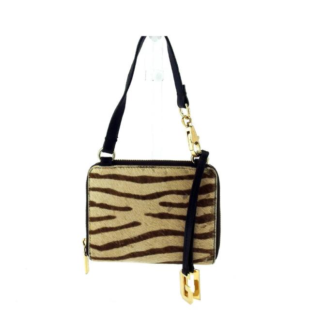 【BIGお買い物ラリー★30%OFFセール中】ドルチェアンドガッバーナ DOLCE&GABBANA ケースタイガ— ドルガバ ベージュ　ブラウン レディース 中古