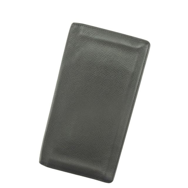 【BIGお買い物ラリー★30%OFFセール中】ルイ・ヴィトン LOUIS VUITTON 札入れタイガ ポルトカルトクレディ円 ブラック レディース 中古