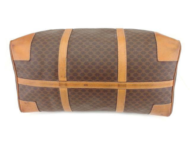 【30％OFF★週末タイムSALE】セリーヌ CELINE ボストンバッグマカダム ブラウン ベージュ ゴールド レディース 中古_2