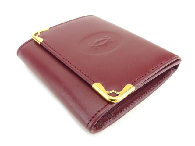 カルティエ CARTIER コインケースマストライン スクエアフォルム