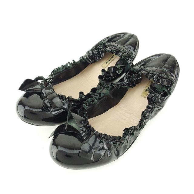 新品未使用) miumiu ミュウミュウ パンプス ミュウミュウ MIUMIU