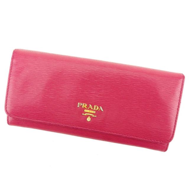 プラダ PRADA 財布 長財布 ピンク PRADA プラダ 長財布 ベビーピンク
