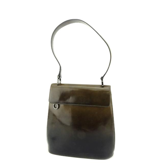 【BIGお買い物ラリー★30%OFFセール中】サルヴァトーレフェラガモ Salvatore Ferragamo ショルダーバッググラデーション ガンチーニ ブラウン ベージュ レディース 中古