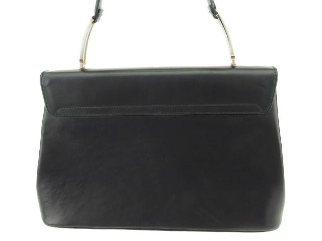 サルヴァトーレフェラガモ Salvatore Ferragamo ハンドバッグ ブラック レディース 中古_1