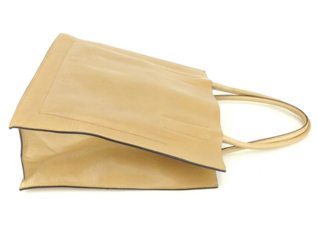 ミュウミュウ MIUMIU トートバッグ ベージュ レディース 中古 MIUMIU