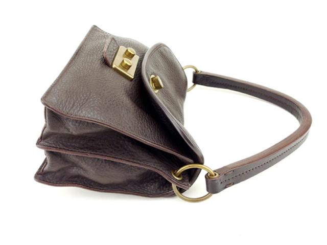 【週末タイムセール】ミュウミュウ MIUMIU ハンドバッグ ブラウン レディース 中古_3