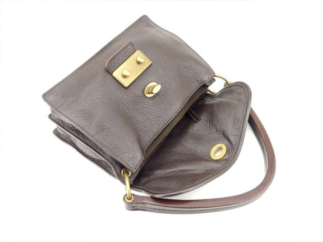 【週末タイムセール】ミュウミュウ MIUMIU ハンドバッグ ブラウン レディース 中古_5