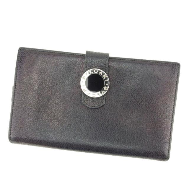 【BIGお買い物ラリー★30%OFFセール中】ブルガリ BVLGARI 長財布ブルガリブルガリ ブラック レディース 中古