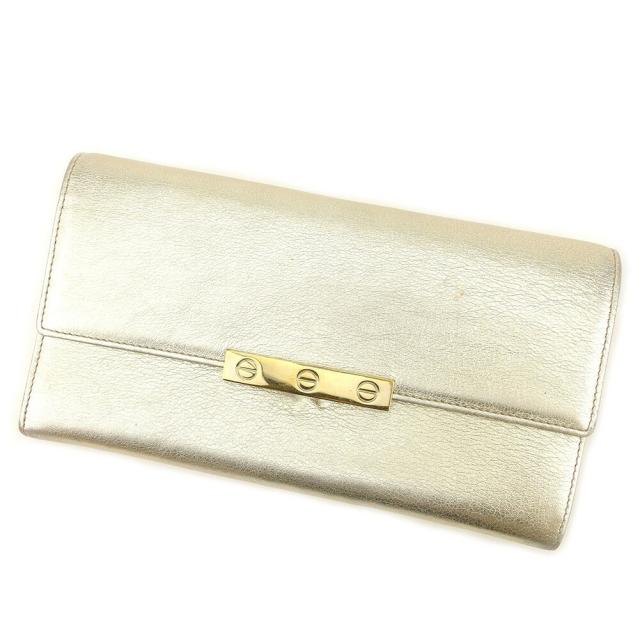 【X'masセール★30%OFF】カルティエ CARTIER 長財布ラブコレクション ゴールド レディース 中古