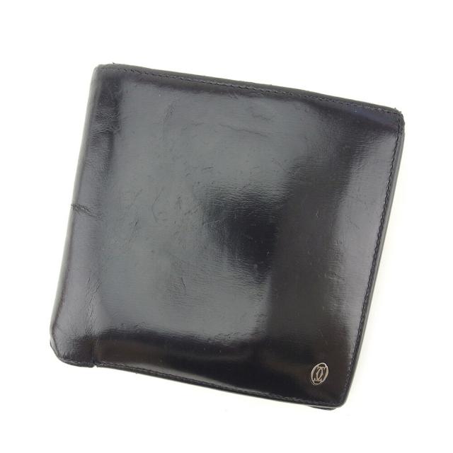 こ*き様 美品 カルティエ パシャ二つ折り財布 コンパクト財布 シルバー金具 ブ こ*き様 美品 カルティエ パシャ二つ折り財布 コンパクト財布